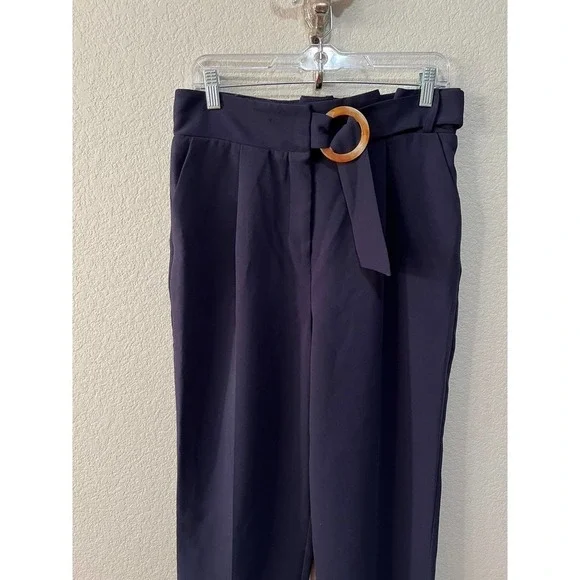Topshop Navy Blue Business/Slacks Pants - Picture 2 of 5
